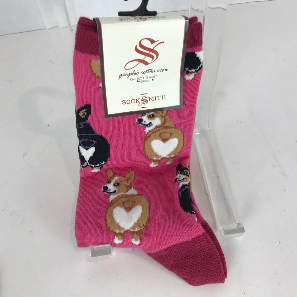 NWT Sock Smith Corgi Socks OS